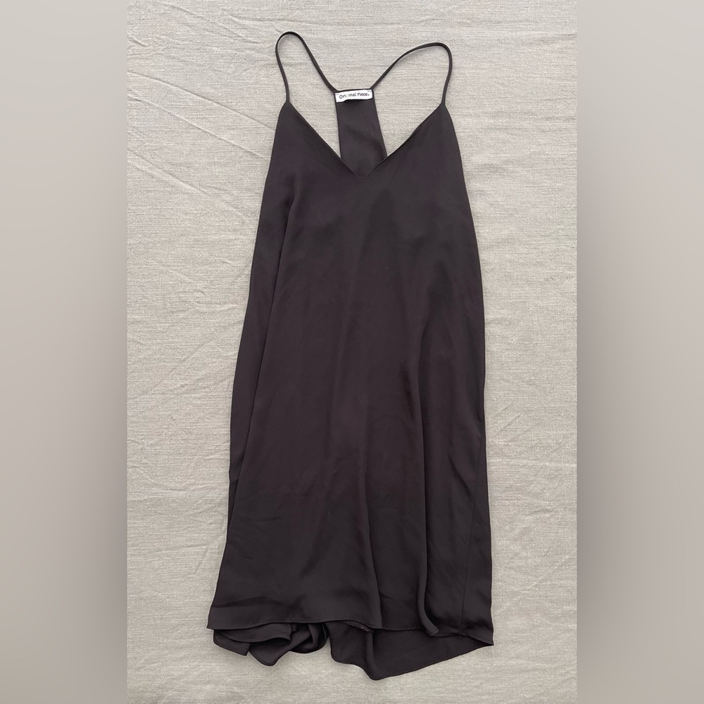 Black mini sheath dress